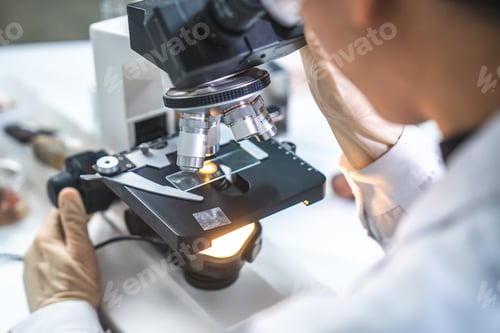 Preview: Geology science laboratory research sample test analysis of nature dirtied ground environment