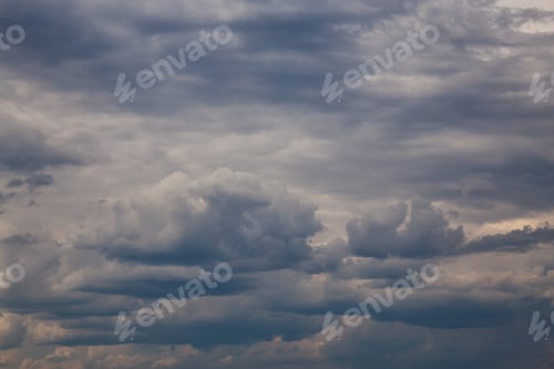 Preview: Cloudscape during a stormy day. Sky Background