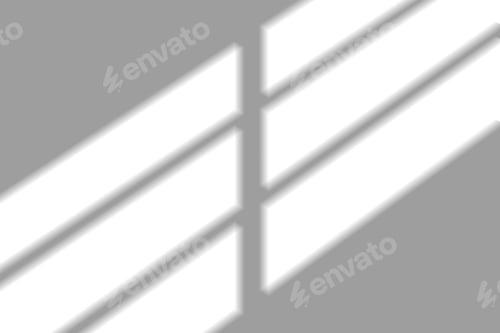 Preview: blur background. Abstract shadow of the window in morning light on white wall texture