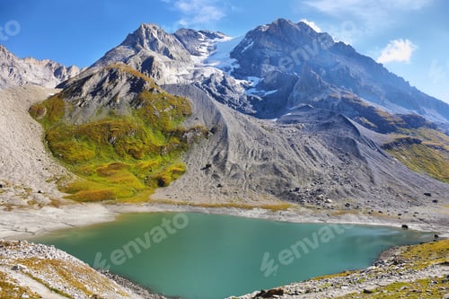 Preview: Grande Casse peak in Vanoise national park of french alps, France