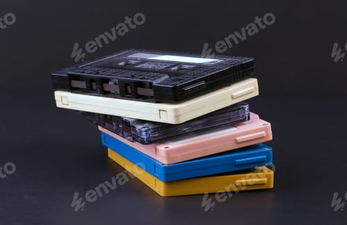 Preview: Audio compact Cassette isolated on white