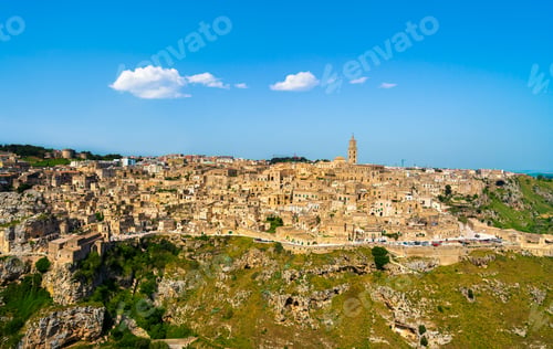 Preview: Matera ancient town i Sassi, Unesco site landmark. Basilicata, Italy.