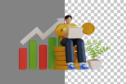 Preview: Financial Planning 3D Illustration