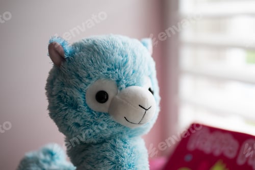 Preview: alpaca lama blue toy