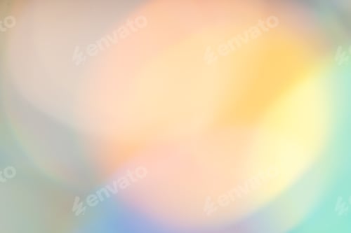 Preview: Blurred glare circles hologram background closeup