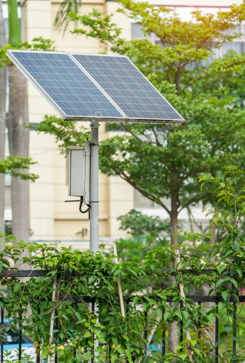 Preview: Street Lamp Post With Solar Panel Energy