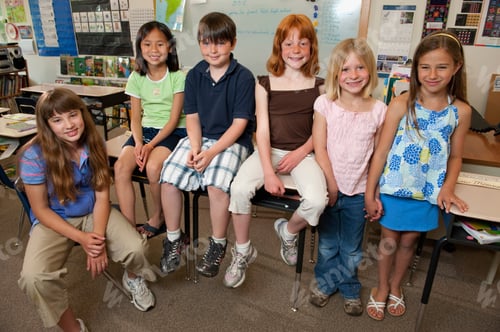 Preview: Portrait of Elementary school classmates