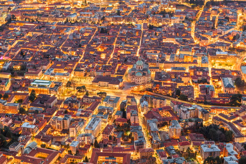 Preview: Como, Italy Cityscape from Above