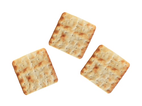 Preview: chip cookies on white background