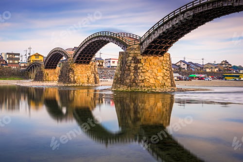 Preview: Iwakuni, Yamaguchi, Japan at Kintaikyo Bridge