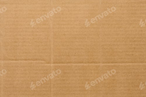 Preview: Brown corrugated cardboard texture, full frame