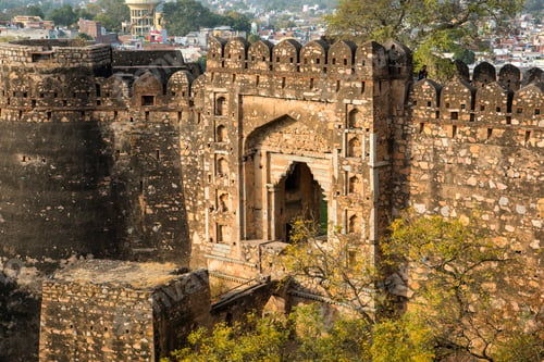 Preview: Defence wall of Jhansi Fort, Jhansi, Uttar Pradesh, India