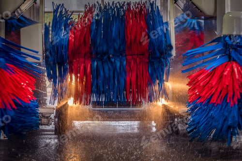 Preview: Brushes whirling in automated car wash