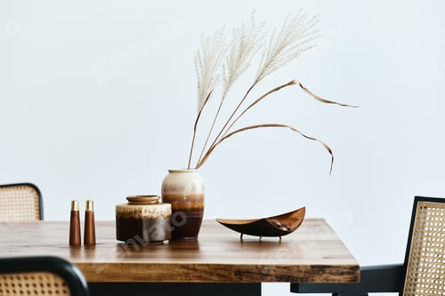 Preview: Modern concept of dining room interior
