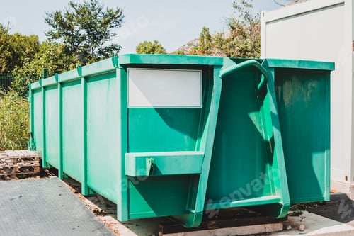 Preview: Large waste container at local sorting station