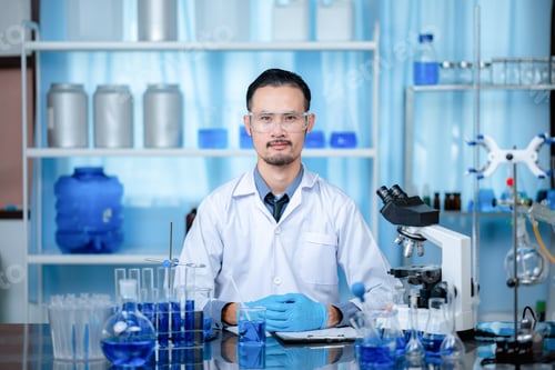 Preview: Health care researchers working in medicals science technology research in laboratory