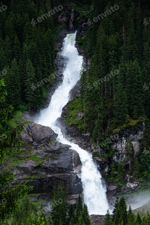 Preview: Summer Splendor of Krimml Waterfall in the Heart of Austria"