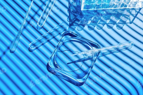Preview: Sample being pipetted into petri dish and test tube for analysis in laboratory.