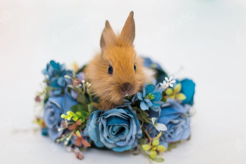 Preview: Red easter bunny