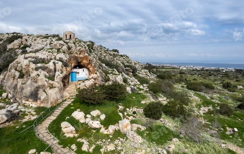 Preview: Christian orthodox cave church. Agioi saranta holy chapel Protaras Cyprus.