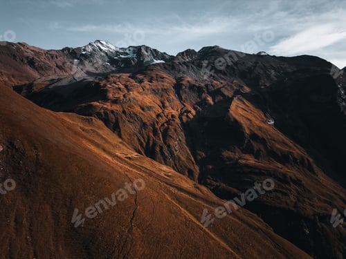 Preview: Aerial view of the beautiful region of Grossglockner High Alpine Road