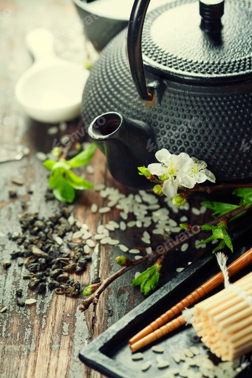 Preview: Chinese Tea Set and chopsticks