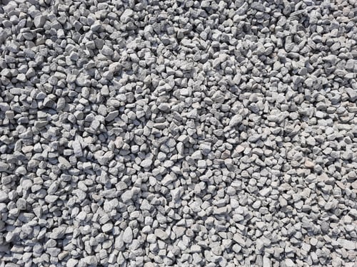 Preview: Top view of small granite stones crushed for construction