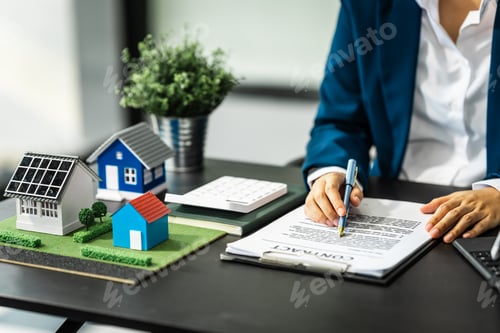 Preview: Signing a Real Estate Contract at the Office