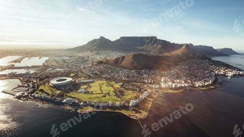 Preview: Aerial view of Cape Town, South Africa
