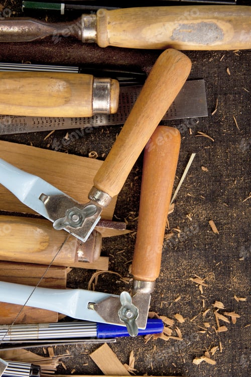 Preview: Tools-woodcraft background