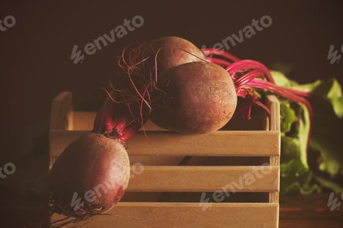 Preview: Beet Young Fresh Lying On The Table