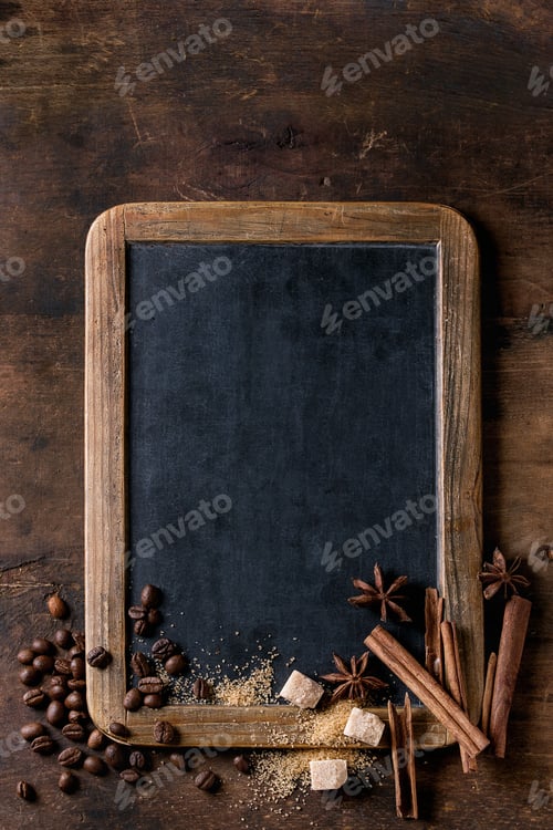 Preview: Chalkboard and coffee