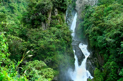 Preview: Pailón del Diablo Waterfall, Ecuadorian Andes, Ecuador