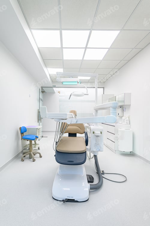 Preview: Interior of dentistry medical office, special equipment