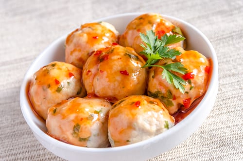 Preview: Chicken meatballs with pasta