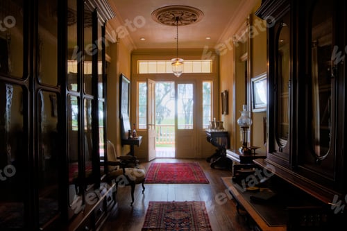 Preview: Entrance Foyer of an Old Home