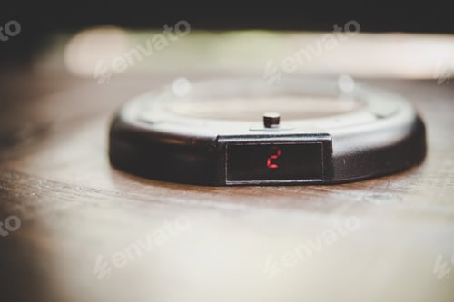 Preview: Close up of boil coffee maker set time at 2 minute.