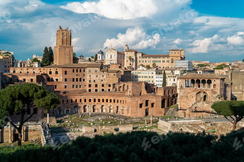 Preview: View of the Roman Forum in Rome, Italy