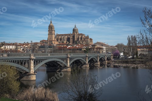 Preview: Salamanca Skyline view with Cathedral - Salamanca, Castile and Leon, Spain
