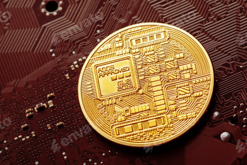 Preview: Bitcoin and a computer graphic card
