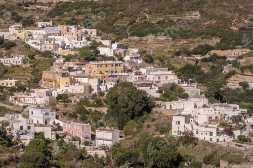 Preview: Colorful houses in Ponza island
