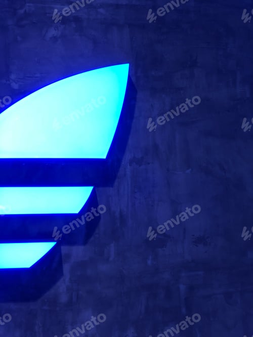 Preview: Partial Adidas neon logo