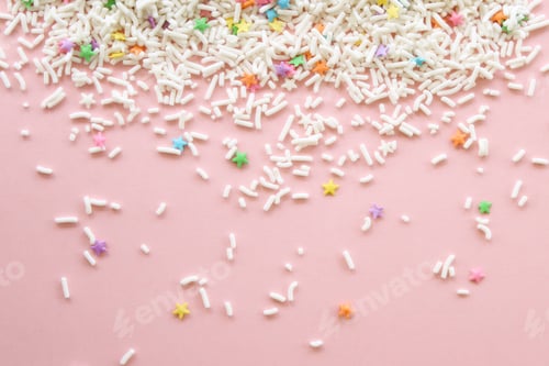 Preview: Pastel Sprinkles Background for Cake Decorations