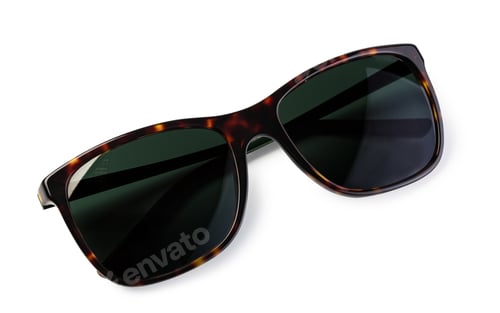 Preview: Black Sunglasses On a White