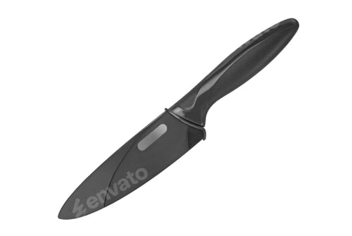 Preview: Knife in a holster isolated
