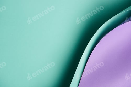 Preview: close-up view of beautiful turquoise and violet paper background