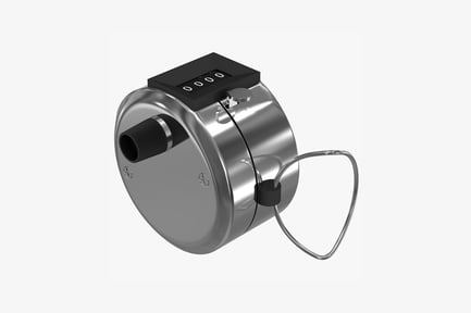 Combination lock with key setting buttons and handle