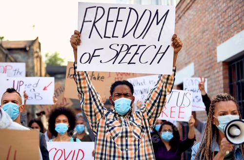 Preview: We are demanding the freedom of speech!