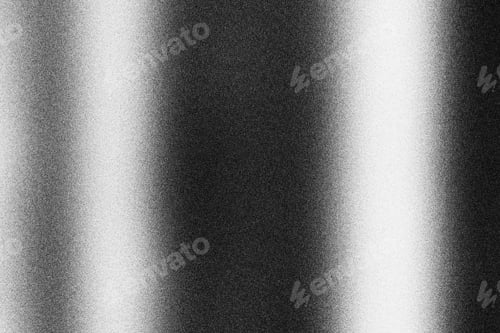 Preview: Monochrome grain gradient texture, background with noise vertical black and white stripes for design