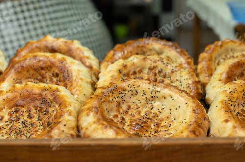Preview: Fresh Armenian bread is on the counter, lavash is on display